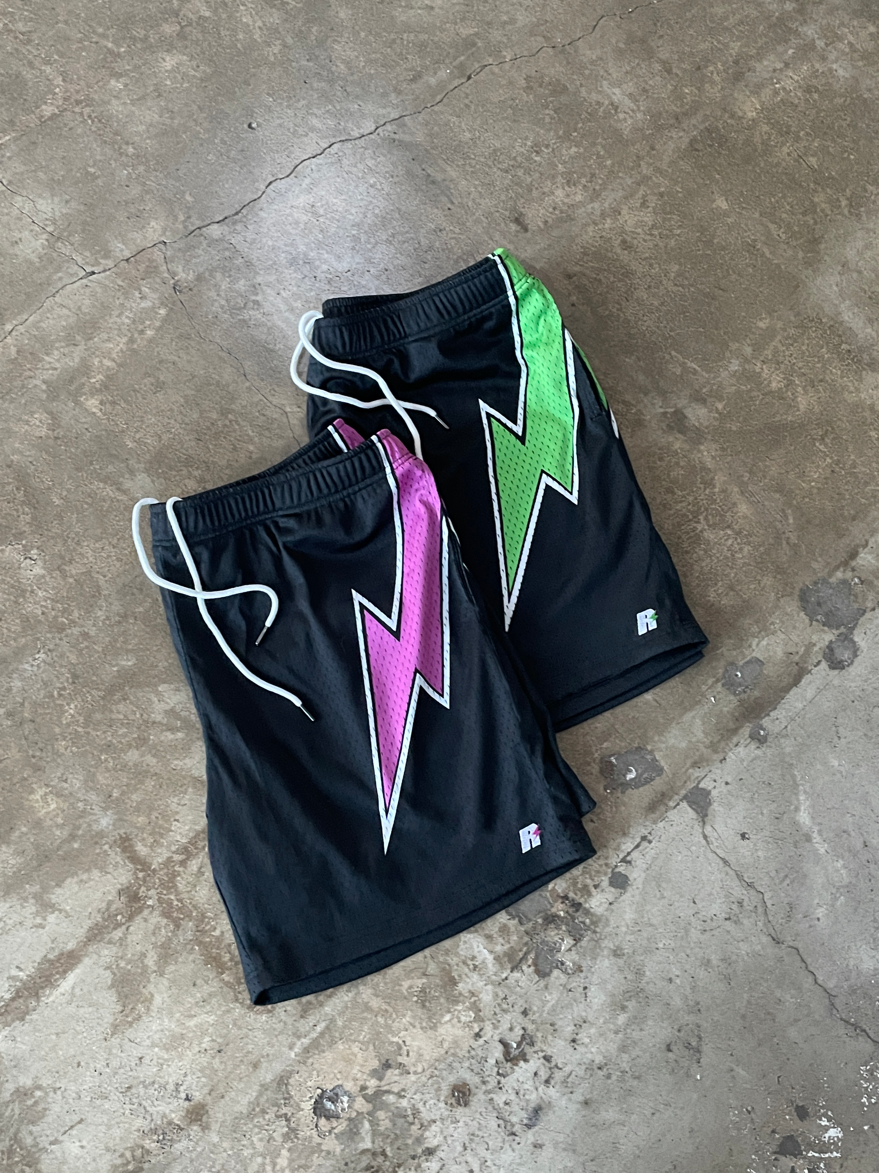 "Volt Mesh Shorts: Where Comfort Meets Voltage"